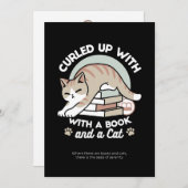 ブックラバーキャットイラストレーション – カール&コージー シーズンカード (正面/裏面)