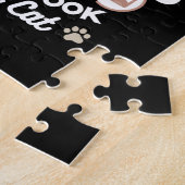 ブックラバーキャットイラストレーション – カール&コージー ジグソーパズル (側面)