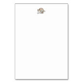 ブックラバーキャットイラストレーション – カール&コージー テーブルナンバー (裏面)