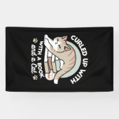 ブックラバーキャットイラストレーション – カール&コージー 横断幕 (横)