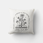 ブックラバークラブウィッチアカデミズム美学 クッション (正面)