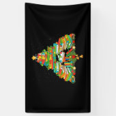 ブックラバークリスマスツリーBookworm Librarian 横断幕 (縦)