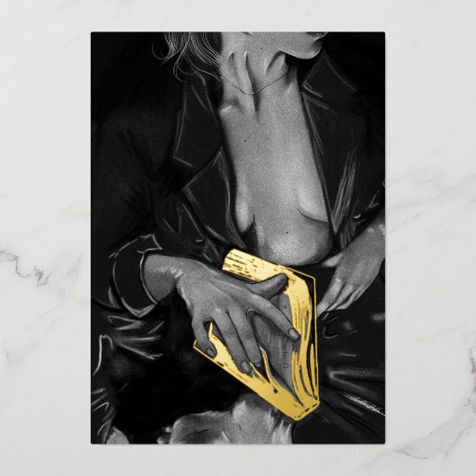 ブックラバースパイシー本のフォイルアートカード 箔シーズンカード (正面)