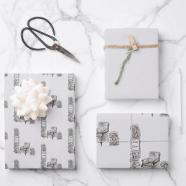 ブックラバーズコーナーラッピング紙シート ラッピングペーパーシート