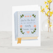 ブックラバーズサンキューカード カード (黄色い花)