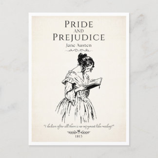 ブックラバーズジェーン・オースティン読さんの引用文 ポストカード