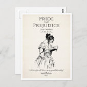 ブックラバーズジェーン・オースティン読さんの引用文 ポストカード (正面/裏面)