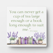 ブックラバーズテーブルトッププラーク（イーゼル付） フォトプラーク (正面)