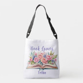 ブックラバーズトライズピンクローゼクロスボディトート クロスボディバッグ (裏面)