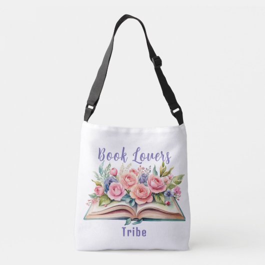 ブックラバーズトライズピンクローゼクロスボディトート クロスボディバッグ (裏面)
