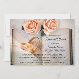 ブックラバーズバラリハーサルディナー招待状 招待状