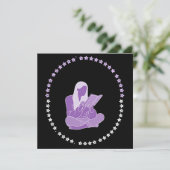 ブックラバーズバースデーパーティーラベンダー&スペシャル 招待状 (スタンド正面)