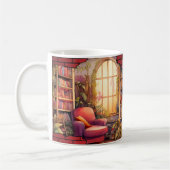 ブックラバーズヘイブン：ヴィンテージチャームマグカップ コーヒーマグカップ (左)