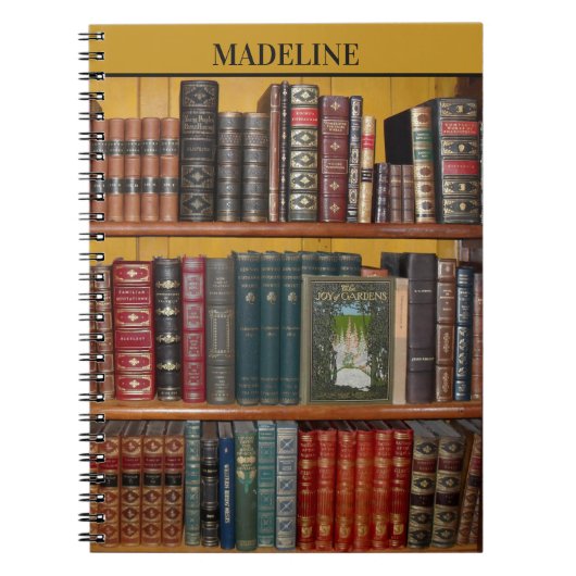 ブックラバーズライブラリハードカバーブックノートブック ノートブック (正面)