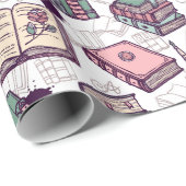 ブックラバーズラッピング紙 ラッピングペーパー (ロールコーナー)