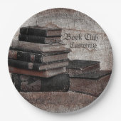 ブックラバーズヴィンテージブッククラブ紙プレート ペーパープレート (正面)