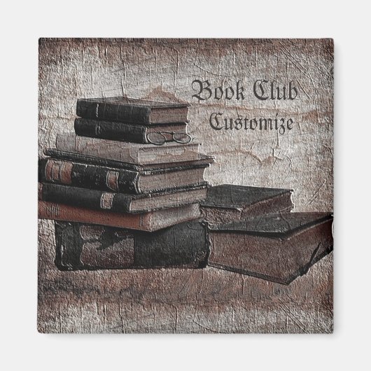 ブックラバーズヴィンテージブッククラブ マグネット (正面)