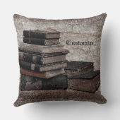ブックラバーズヴィンテージ クッション (裏面)
