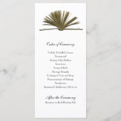 ブックラバーズ結婚式 プログラム (裏面)