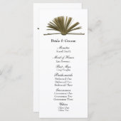 ブックラバーズ結婚式 プログラム (正面/裏面)