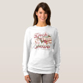 ブックラバーズ 棚を飾ろう クリスマスTシャツ Tシャツ (正面フル)
