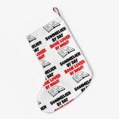 ブックラバーソムリエ スモールクリスマスストッキング (裏面 (吊り時))