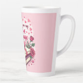 ブックラバーテンバレンタインロマン読ティックの美学 カフェラテマグ (右)