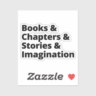 ブックラバーデザイン シール