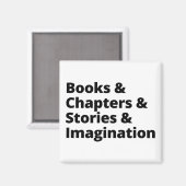 ブックラバーデザイン マグネット (正面/裏面)