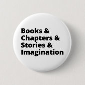 ブックラバーデザイン 缶バッジ (正面)