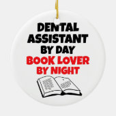 ブックラバーデンタルアシスタント セラミックオーナメント (裏面)