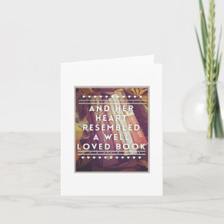 ブックラバーノートカード – 内空白の部 カード