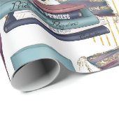 ブックラバーパターン ラッピングペーパー (ロールコーナー)