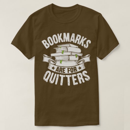 ブックラバーブックマークBook Worm Library 読 Reader Tシャツ (デザイン正面)