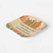 ブックラバーブライダルシャワー | シックなおもしろい「新しいチャプター」 ペーパープレート (傾斜あり)