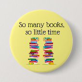 ブックラバーボタン 缶バッジ (正面)