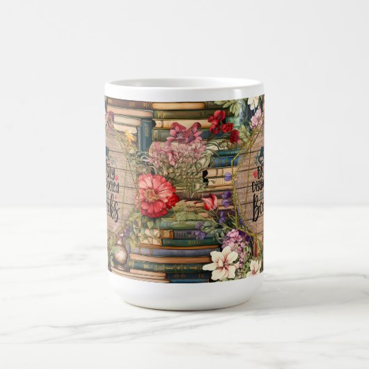 ブックラバーマグカップ、リーダカップギフト、本読集 コーヒーマグカップ (中央)
