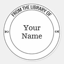 ブックラバーモダンズのミニマルスタイル蔵書票