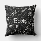 ブックラバーワードクラウド クッション (裏面)