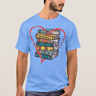 ブックラバー司書読のブックウォームリーダー Tシャツ