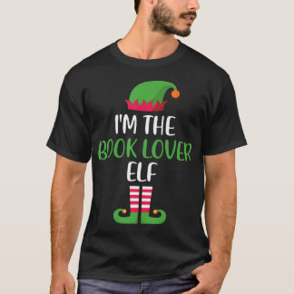 ブックラバー小妖精や小人ファミリーマッチングクリスマスグループおもしろい Tシャツ