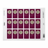 ブックラバー引用文蔵書票ステッカーギフト ラベル (フルシート)