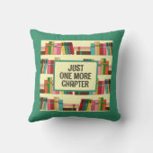 ブックラバー読ツのスポット緑の本棚の本棚 クッション (裏面)