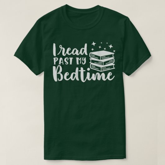 ブックラバーI読過去My Bedtime Tシャツ (デザイン正面)