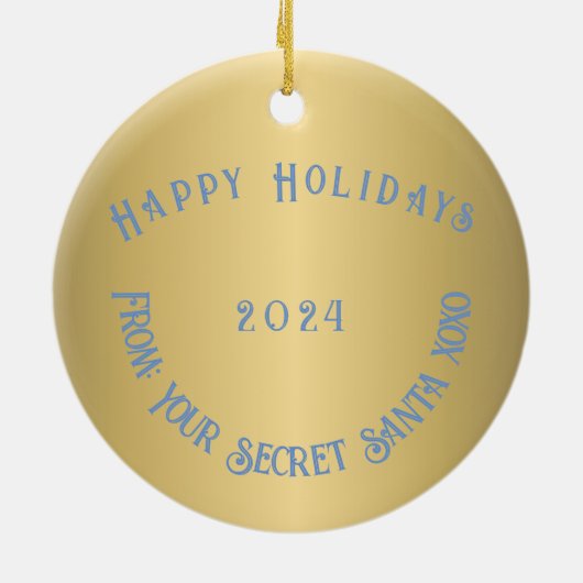 ブックラブクラブ引用文おもしろいコケットのような大きな本 セラミックオーナメント (裏面)