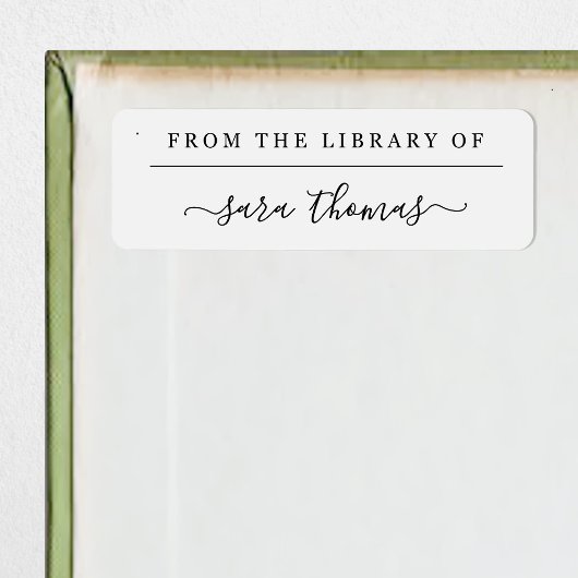 ブックラベルのライブラリから ラベル