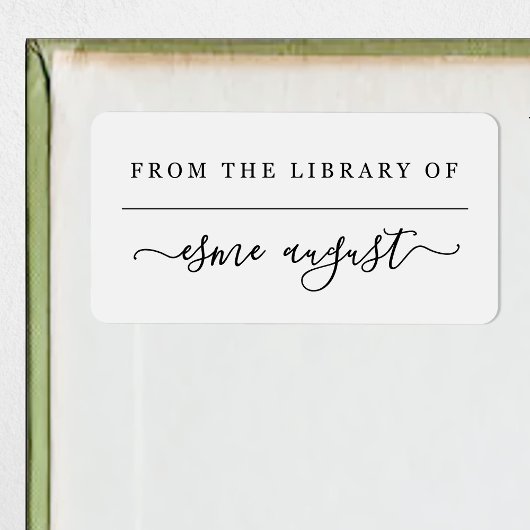 ブックラベルのライブラリから ラベル