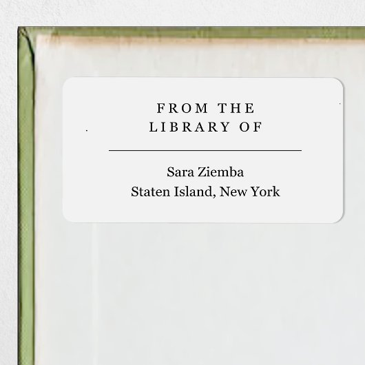 ブックラベルのライブラリから ラベル