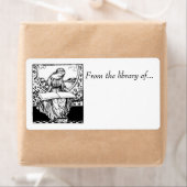 ブックラベル～のライブラリから…中世のメイド ラベル (インサイチュ)