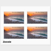 ブックラベル 長方形シール (シート)